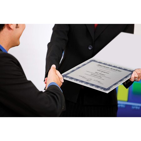 Better Office Products White Certificate Holders, Diploma Holders, Document Covers with Gold Foil Border, 25PK 65259